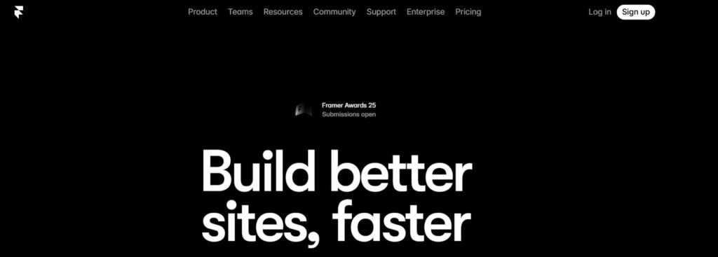 Framer website builder