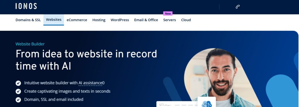 IONOS website builder