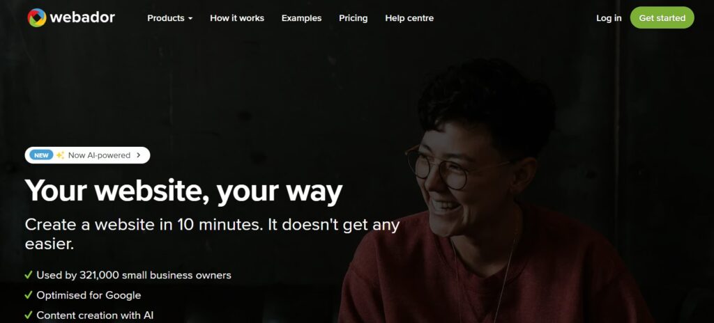 Webador website builder