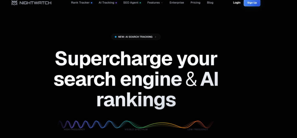Nightwatch – When SEO Data Needs to Look as Sharp as It Performs