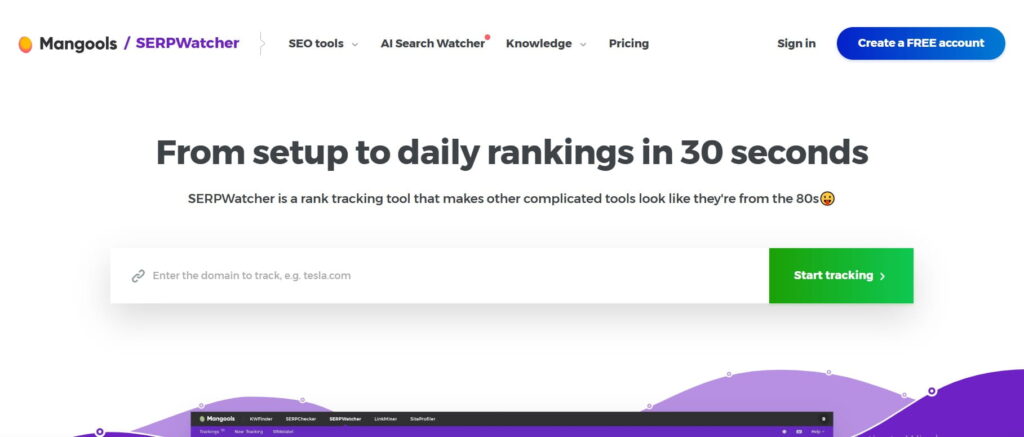 SERPWatcher – Clean, Simple Reporting for Freelancers and SMBs
