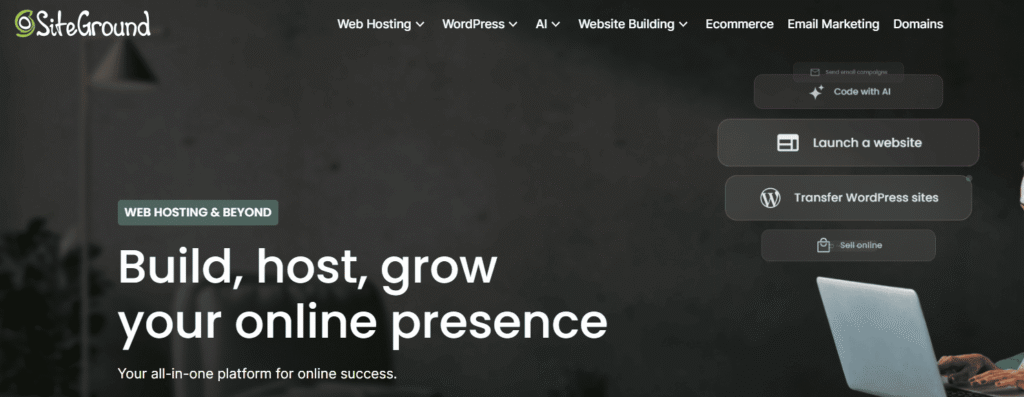 SiteGround hosting