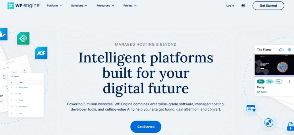 WP Engine hosting